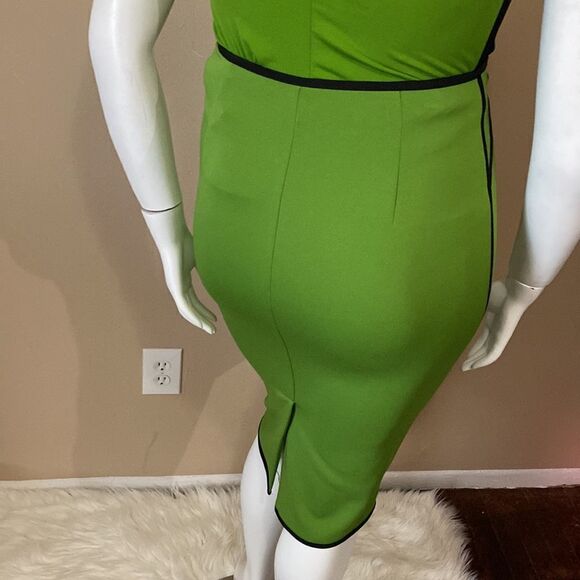 NWT Worthington Marypole Green/ Balck Matching Skirt & Top - Size Small - Picture 10 of 14